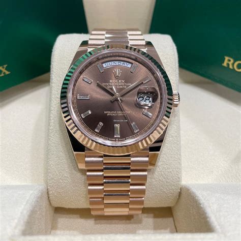 rose gold presidential rolex|rolex day date 40 228235.